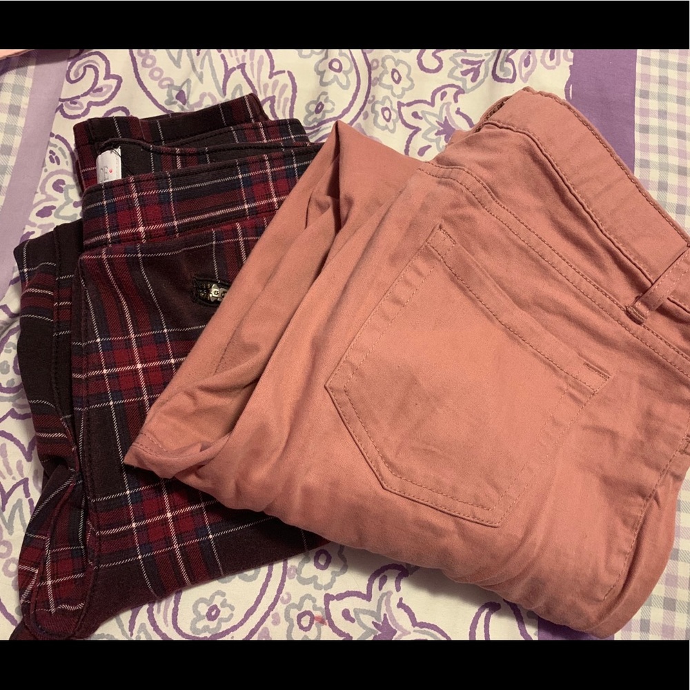 Two (2) straight leg pants